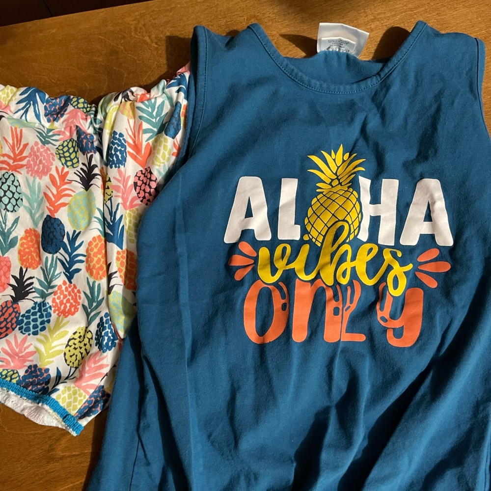 Aloha vibes tank set